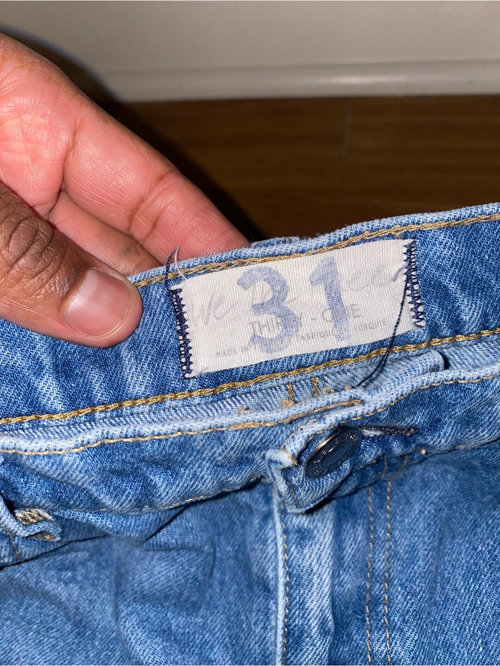 Free People We The Free Wide Leg Loose Fit Jeans Size 31